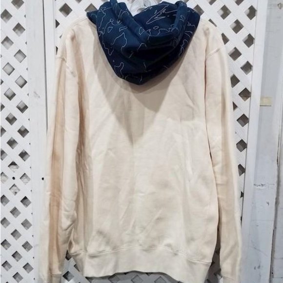 100 Thieves Cream & Blue Sweatshirt - Picture 6 of 7